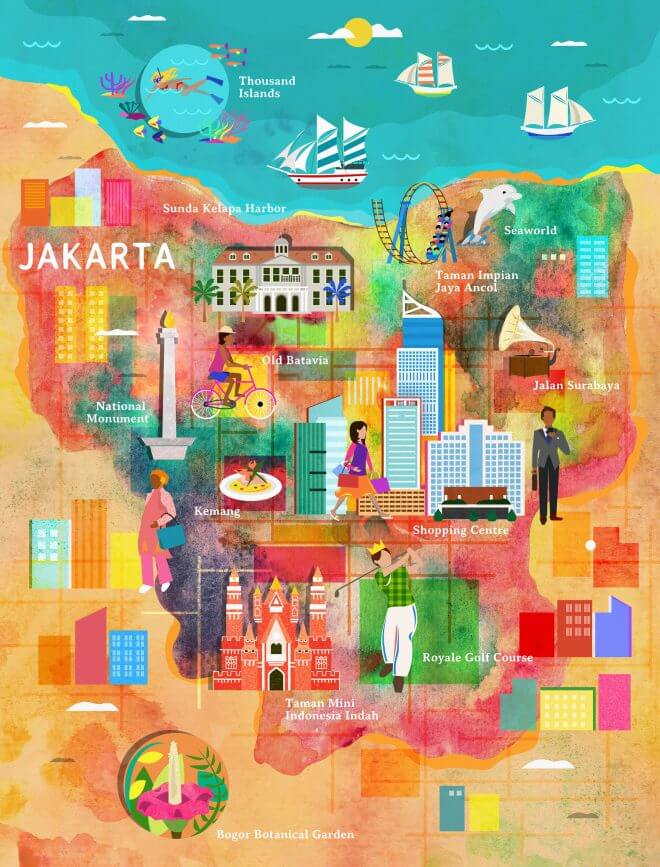 Garuda Indonesia Maps